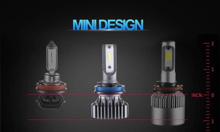 Bright Car LED Headlight F2 Headlight Cross-Border Universal LED Car Headlight Car LED Big Bulb 72W