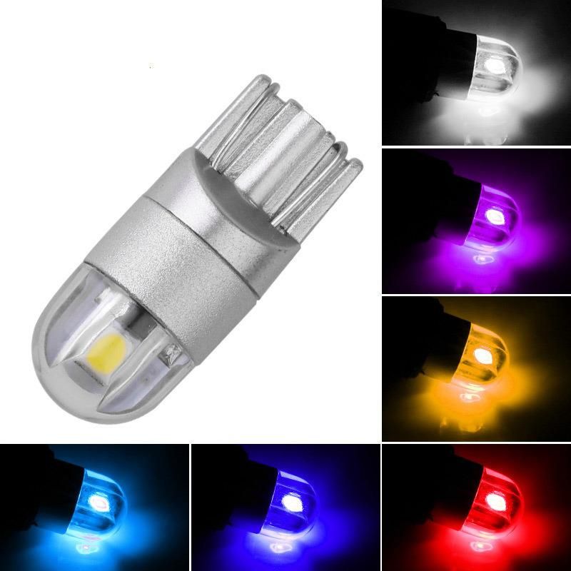 T10LED Car Light Bulbs White 168 501 W5w LED Lamp T10 Wedge 3030 2SMD Interior Lights 12V 6000K Parking Lamp Bulbs