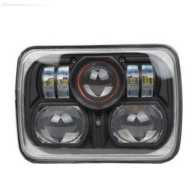 LED Car Headlights 55W 8000lm IP68 6000K Truck Square Headlight Fog Lights Spotlights Decorative Lights Projector Headlights