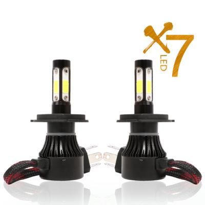 Hot Sales X7 LED Light 6500K H4 LED Headlight H7 H11 Auto Llight 72W 8000lm Auto Lamps LED Car Light 9005 9006 Car Headlight Bulbs