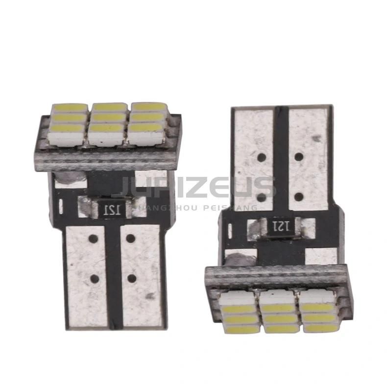 Car Wedge DC 12V Canbus Bulbs Decoder External Lights License Plate 9SMD T10 Car LED for Universal Auto