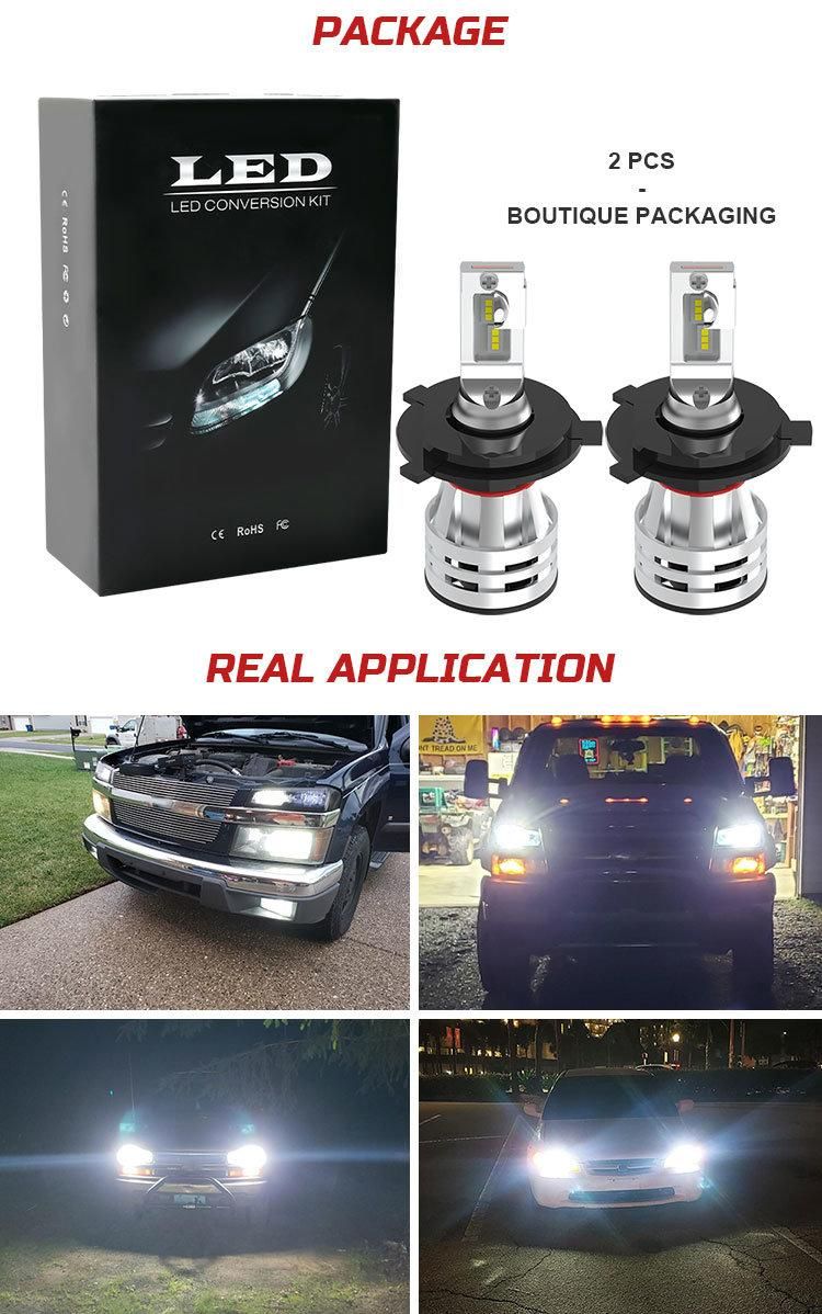 2021 New High Brightness 24V 12V Auto M2 9012 H27 880 H13 H1 H11 H7 H4 LED Headlight Bulb for Cars