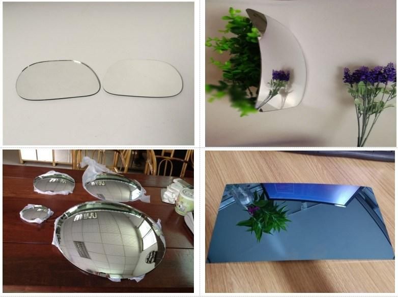 Clear Float Glass Chrome Convex Mirror R300 R600 R800 R1200 R1800