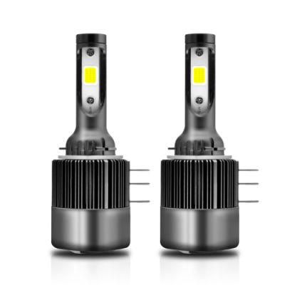 H15 Type 6000K 110W LED Headlight with COB LED Chips Fast Bright 2PCS 55W Lamps with Canbus for A5 S5 A6 S6 Q7 Cla Glk