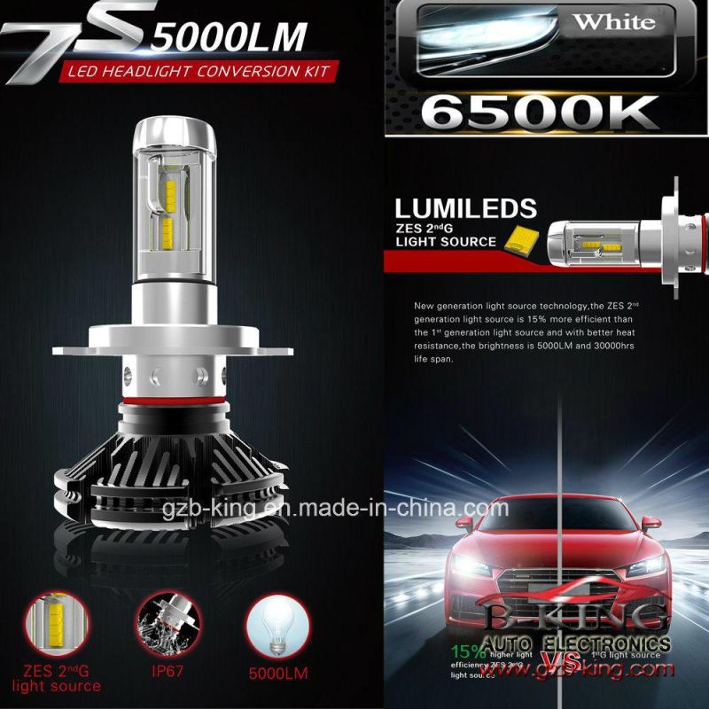 Bright Slim DIY 6000lm H4 LED Auto Headlight