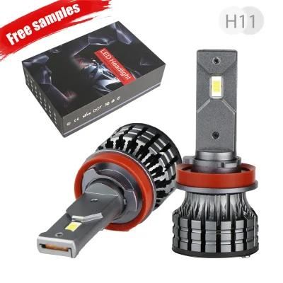 V11n S2 Plus Super Bright H4 LED Headlight Bulbs Auto Lighting System 3570 LED H11 H7 9005 9006 H13 LED Headlight