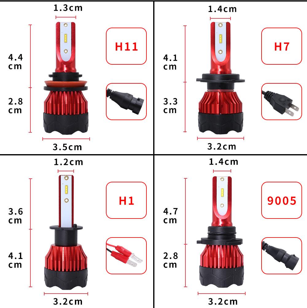 Automotive Factory Wholesale K5 H1 H4 H7 Hb3 Hb4 LED Headlight