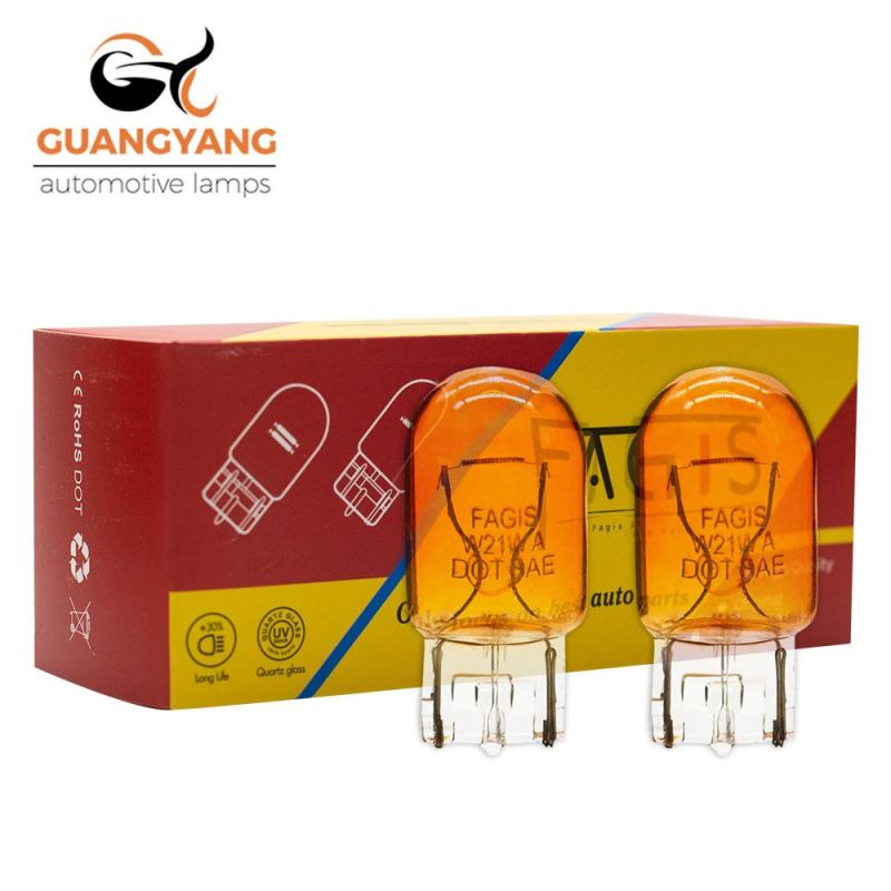 Auto Signal Bulb T20 Signal Bulb 12V 21W W21W G582 Amber