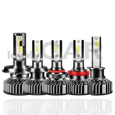 High Quality F2 Car LED Headlight Beam Lamps 200W 48000lm 6000K Hi/Lo H1 Mini H1 LED Headlight Bulbs 2PCS Auto Lights