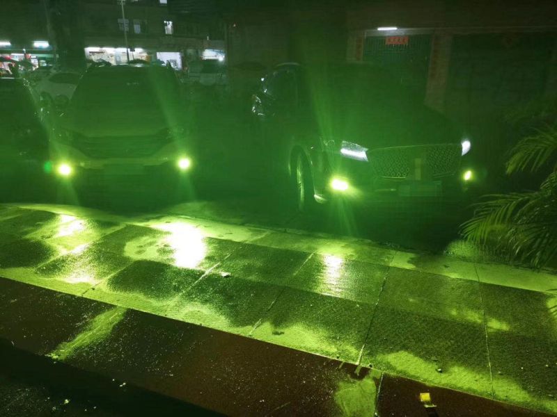 K5 Green Lemon LED Car Headlight H4 H7 Fog Lamp Lemon Yellow Headlight Car Modification C6