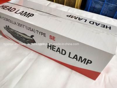 Factory Sale Hot Car Asseories Front Headlights Lamps for Corolla 2017 USA Se