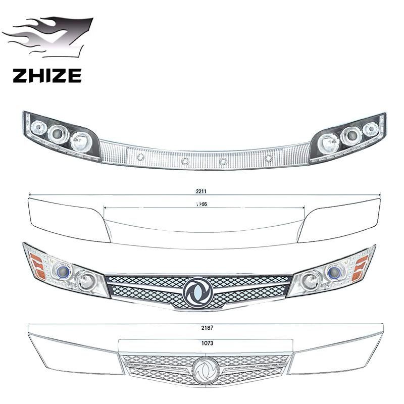Origial Dg2015-2 Front Grill Dg2011-7 Combined Head Lamp of Donggang Lamps
