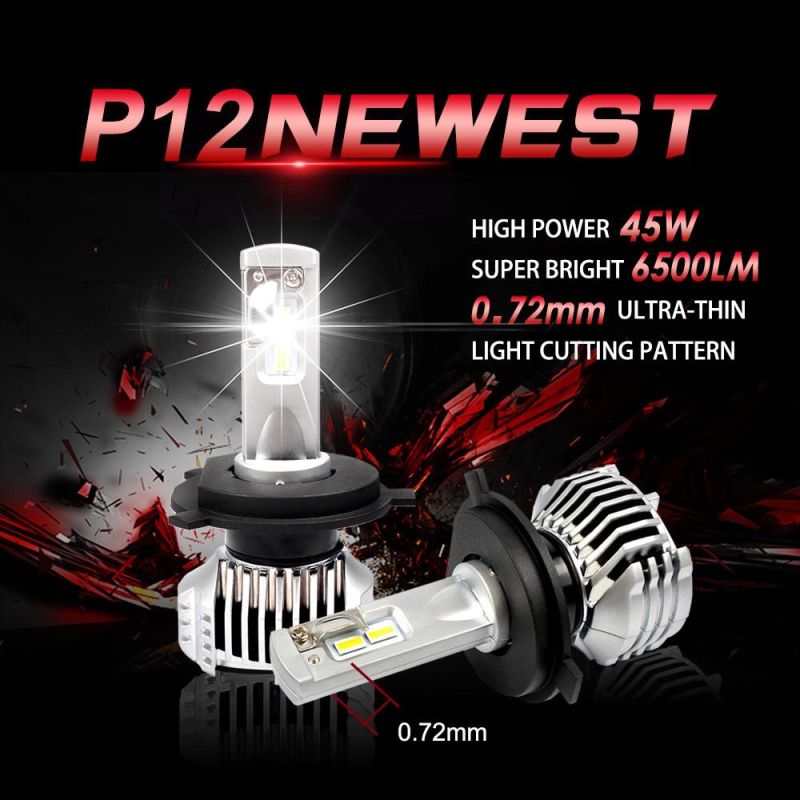 Auto LED Lights 45W 6500lm Mini Size 5202 LED Headlights