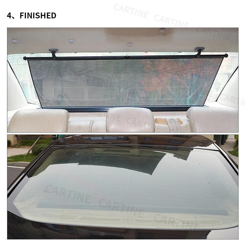 Manual Rear Windshield Sunshade 115cm