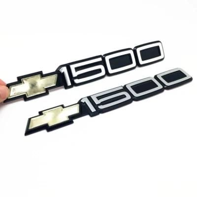 Chevy 1500 Bowtie Door Moulding Emblems 1500 Badge Silverado Suburban Tahoe for Chevrolet Car Accessories Car Parts Decoration Emblem