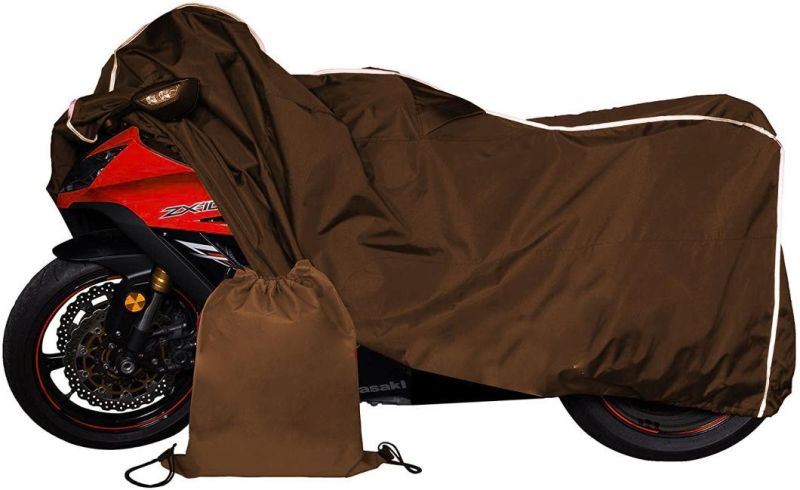 Outdoor Waterproof Sunproof Motorcycle Polyester Cover - Durable for Motorbike Bicycle