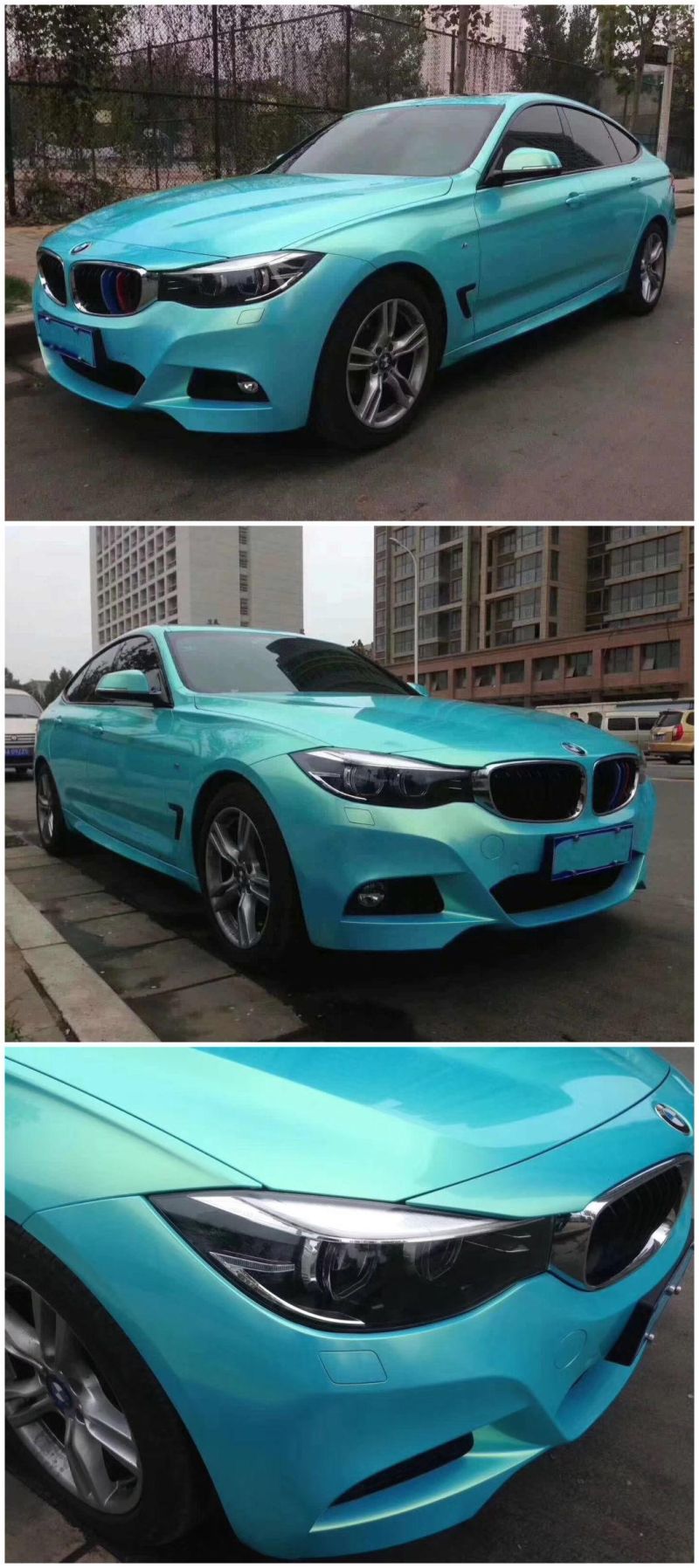 1.52*18m Size High Quality Glossy Pearl Magic Car Body Color Change Vinyl Film