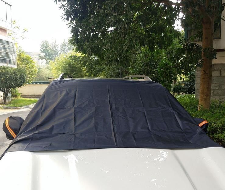 Waterproof Car Cover Breathable Half Top Windscreen Anti UV Snow Dust Sun Shade Protection Snow Protector