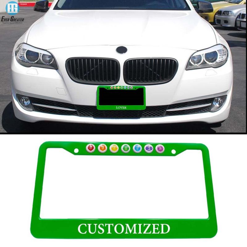 3D Aluminum American License Plate Frame