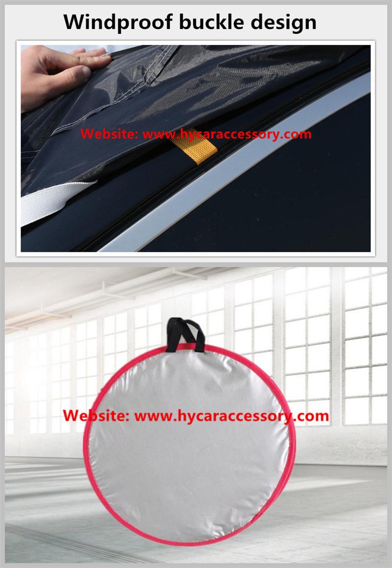 Foldable Car Polyester Taffeta Sunshade