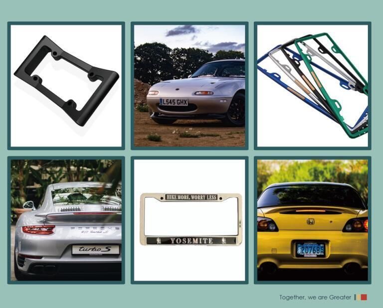 Car Number Plate License Plate Frame