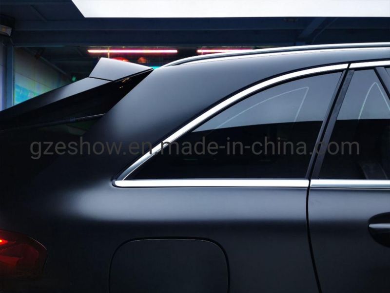 Satin Ceramic Black Color Changing Car Wrap Vinyl Film