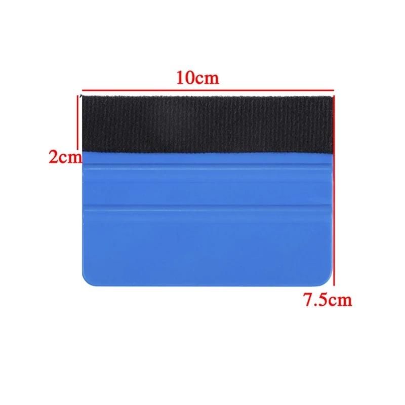 1/4/7 PCS Car Vinyl Tint Film Wrapping Felt Squeegee Cutter Installing Tool Kit Kit Auto Sticker Felt Squeegee Scraper Snitty