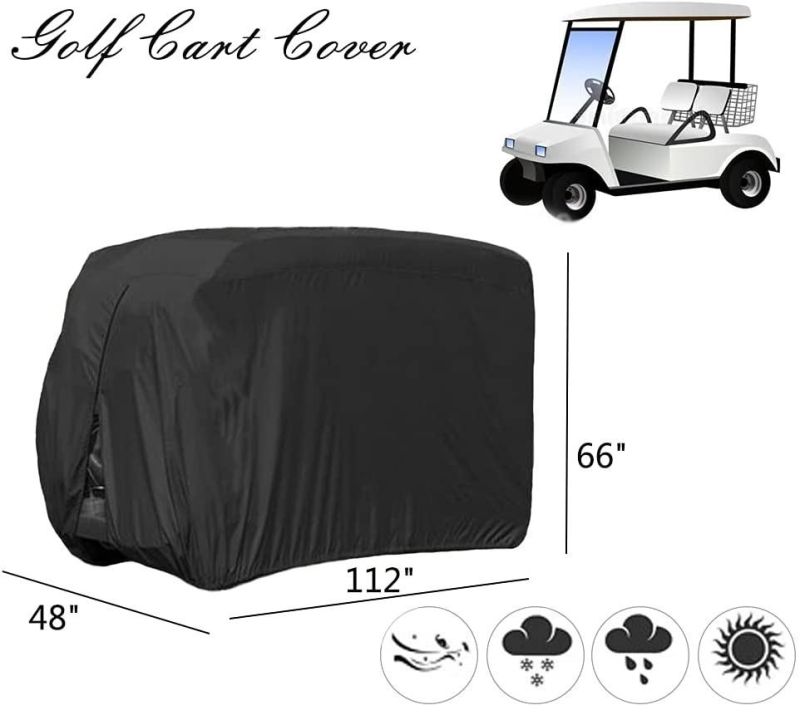 Polyester Cheap Light Weight Waterproof Patio Golf Cart Cover