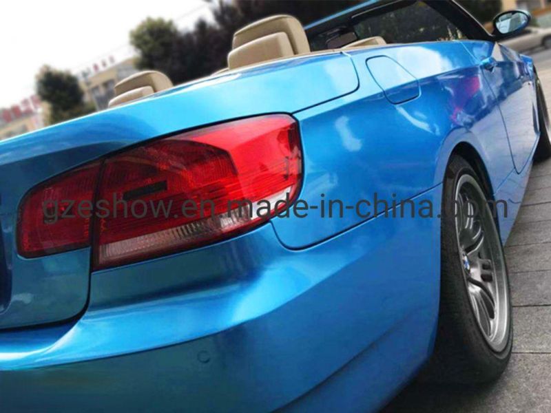 Glossy Metallic Sea Blue Wrap Film Paint Protection Film