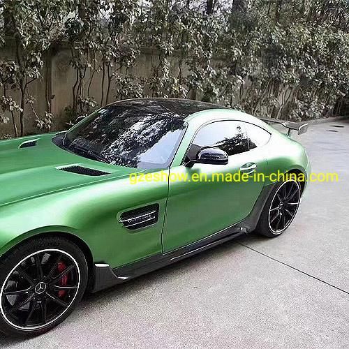 Chrome Scratch Green Car Wrap Vinyl Auto Wrapping Film