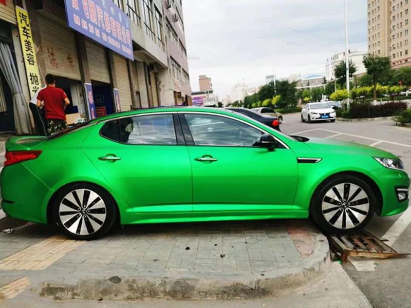 Car Color Changing Film Full Body Satin Ice Green Car Sticker