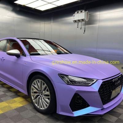 Bubble Free Self-Adhesive Purple Vinyl Roll Car Sticker Wrap