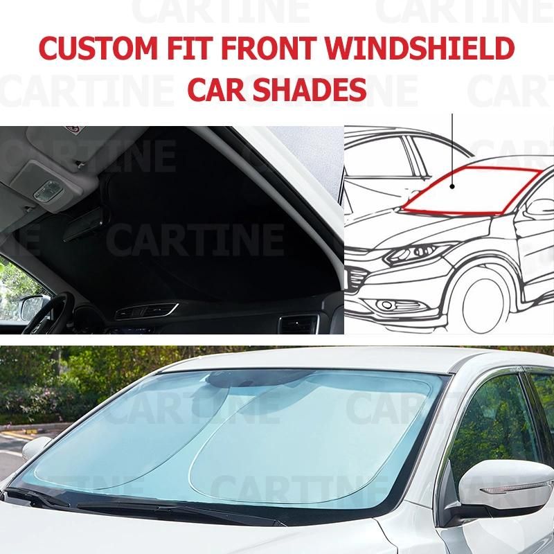 Factory OEM Custom Fit Car Windshield Sunshade Foldable Foil Windshield Sunshade