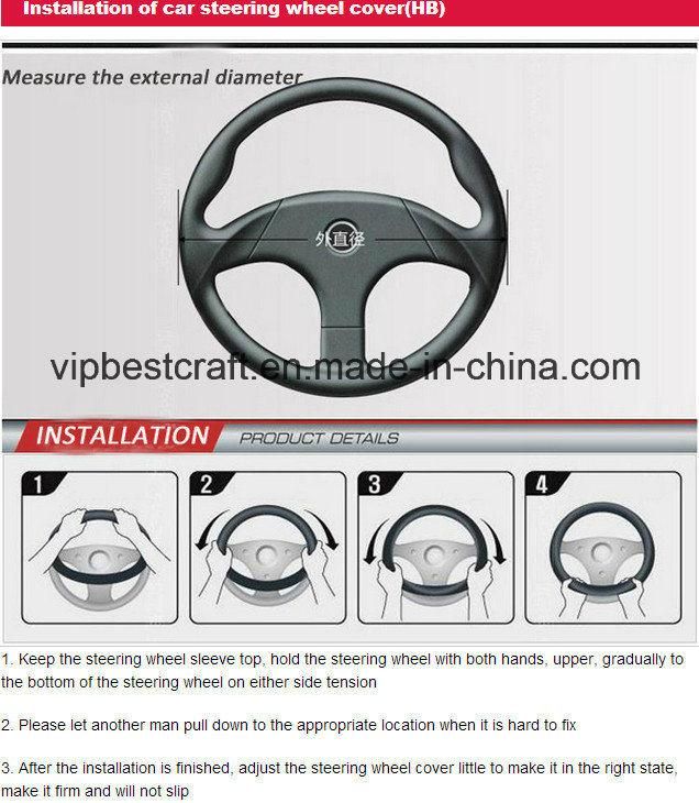 Hot Selling PVC Material Steering Wheel Cover