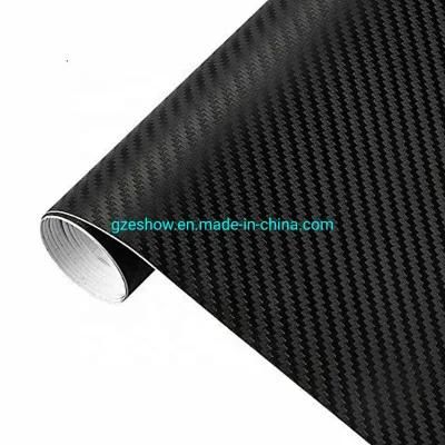 3D Carbon Fiber Textured Sticker Car Protection Film