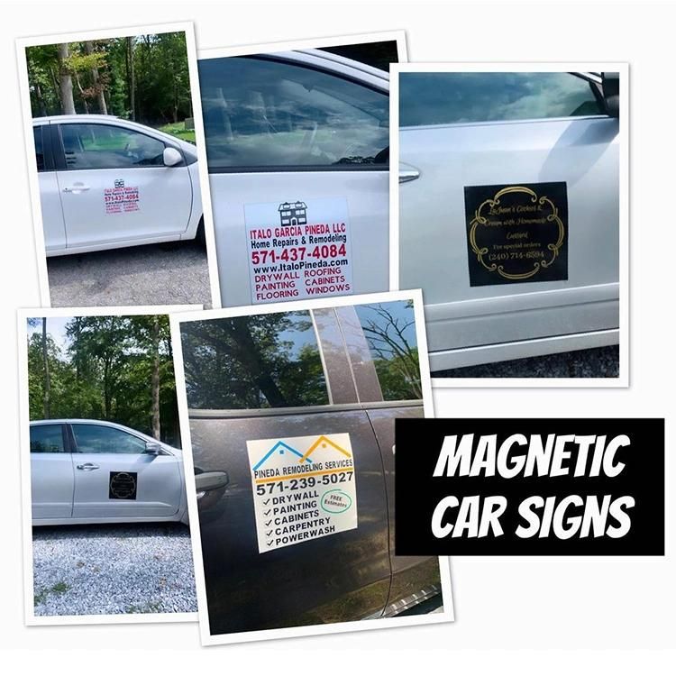 Custom Vehicle Magnets Auto Truck Van Car Signs