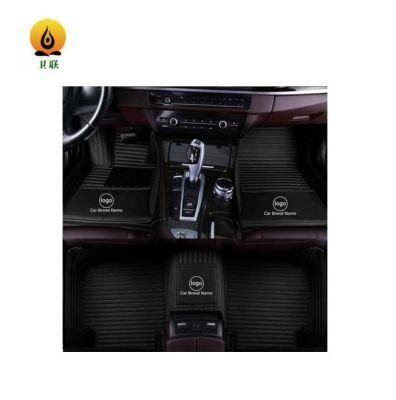 Customized 3D 5D Three-Dimensional Cutting Car Mat Full Wrapped High Quality Faux Leather Car Floor Mat