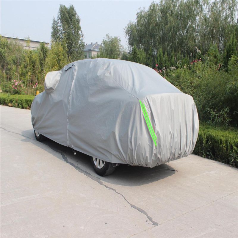 Waterproof UV-Anit Grey Color PEVA&Ppcotton Material 2-Layer Auto Covers