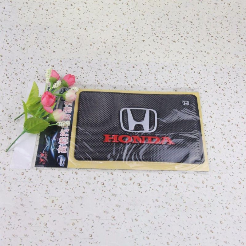 Factory Customized High Quality PVC Rubber Silicone Phone Anti Slip Mat with Car Logo