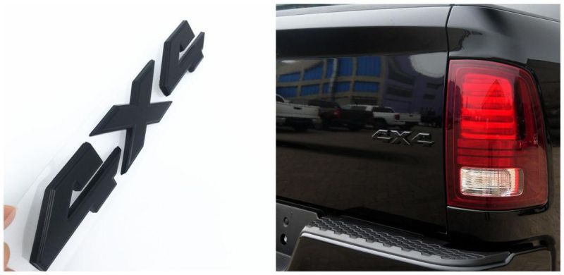 4X4 Emblem Dodge Emblem Fender Badge Decal Sticker Logo Car Accessories Car Parts Decoration ABS Plastic