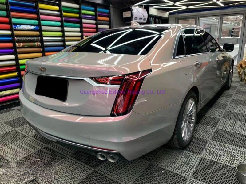 Magic Red Grey Self Adhesive Vinyl Car Film