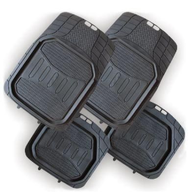 4 Universal Rubber Interior Car Rubber Floor Mat