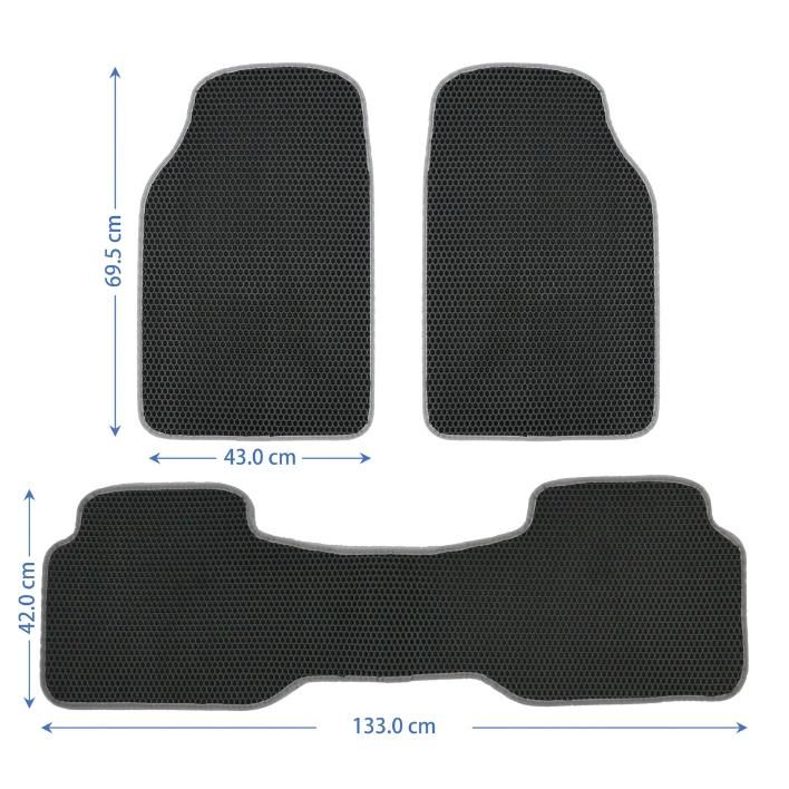 New Style Hot Sale 3PCS Full Sets Auto EVA Car Floor Mats