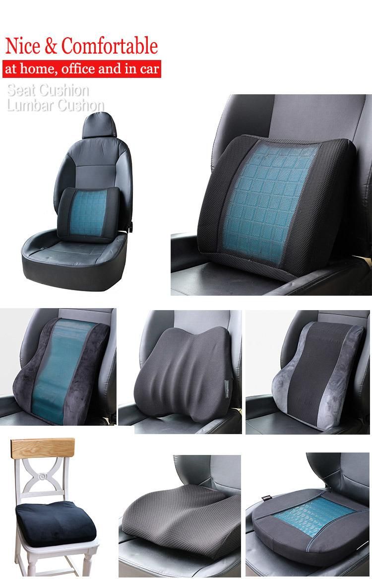 New Cooling Gel Comfortable Memory Foam Sponge Seat Cushion for Car Office Home