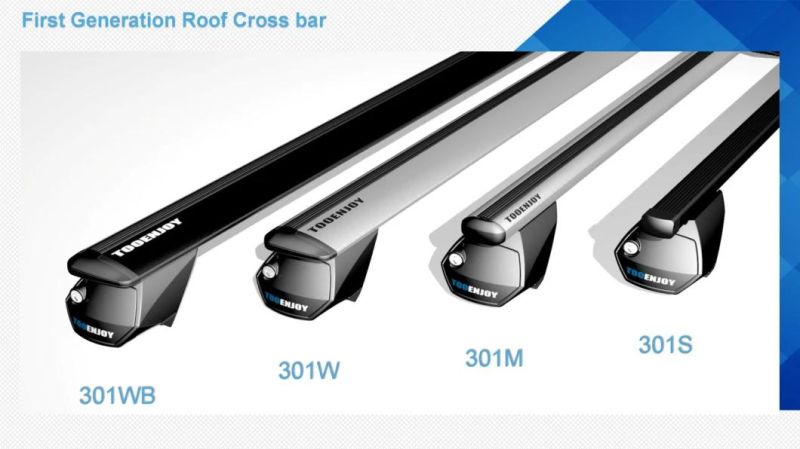 Cargo Bar Fit 30′ ′ -44.8′ ′ Span Across Adjustable Fit Most Suvs Cars for Both Raised Flush Roof Rails 47" Universal Roof Rack Bar