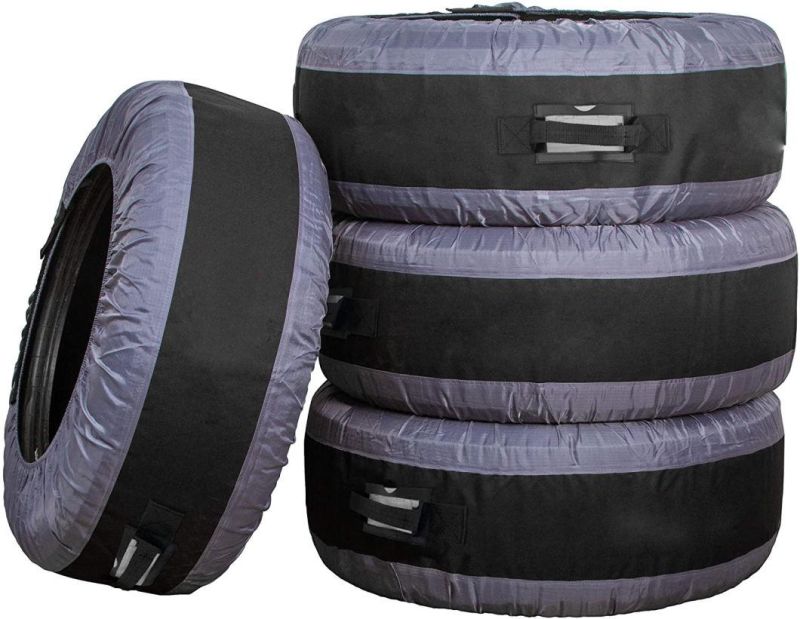 Summer Tire Winter Tire Storage Cover - 4 in 1 - Durable Polyester Material - Long-Lasting