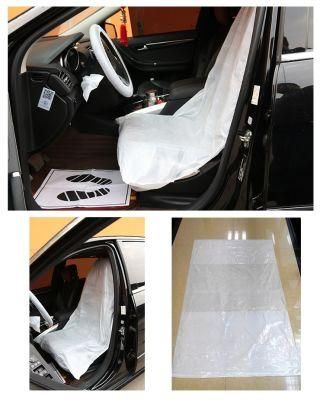 Disposable Plastic Car Seat Cover PU Leather Waterproof