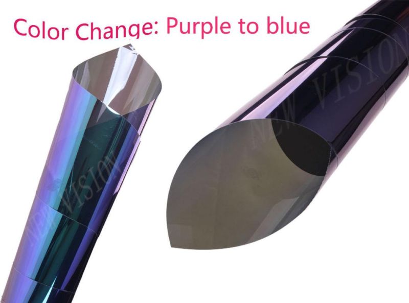 Russia Hot Products 99% Anti-UV Color Change Chameleon Window Film