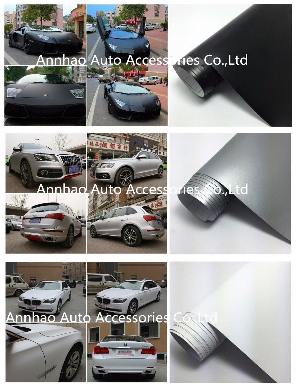 Self Adhesive Waterproof PVC Film Bubble Free Vinyl for Vehicle Wrap Matte