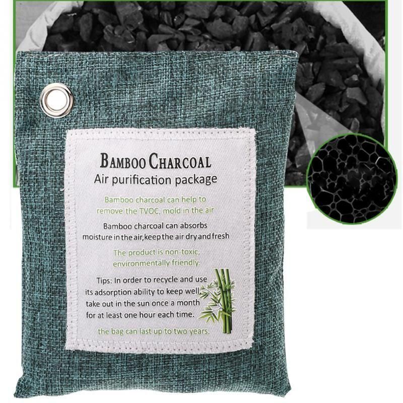 Natural Air Purifying Bag Natural Bamboo Charcoal Captures Bag